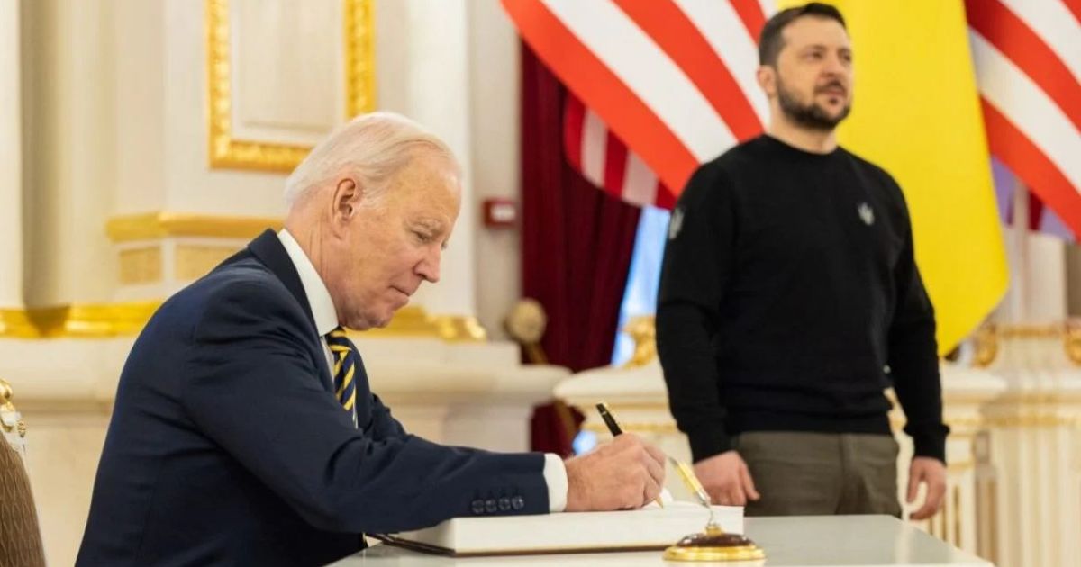 Зеленский, Байден